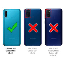 Laden Sie das Bild in den Galerie-Viewer, Verco Handyhülle für Samsung M11 Case, Samsung A11 Handy Cover für Samsung Galaxy M11 Hülle Transparent Dünn Klar Silikon, durchsichtig