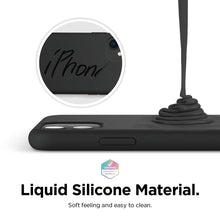 Laden Sie das Bild in den Galerie-Viewer, elago Liquid Silicone Case Kompatibel mit iPhone 11 Hülle (6,1"), Silikon Handyhülle, Rundumschutz : 3-Layer Schutzhülle, erhöhter Rand für Bildschirm & Kamera (Schwarz)