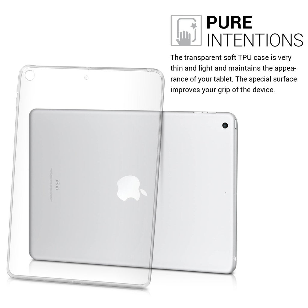kwmobile Hülle kompatibel mit Apple iPad 9.7 (2017/2018) - Silikon Tablet Cover Case Schutzhülle Transparent