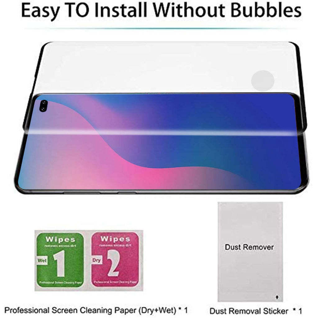 Panzerglas für Samsung Galaxy S10 Plus, HD Panzerglasfolie für Samsung S10 Plus, Volle Abdeckung, Anti-Scratch, Anti-Fingerabdruck, Fallfreundlich Displayschutzfolie