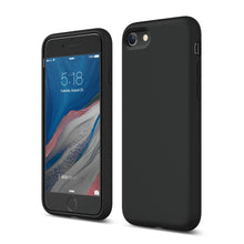 Laden Sie das Bild in den Galerie-Viewer, elago Liquid Silicone Case Kompatibel mit iPhone SE 2020 Hülle & Kompatibel mit iPhone 8 Hülle & Kompatibel mit iPhone 7 Hülle, Rundumschutz Handyhülle, Schutzhülle mit 3-Layer Struktur (Schwarz)