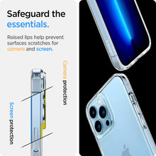 Laden Sie das Bild in den Galerie-Viewer, Spigen Ultra Hybrid Kompatibel mit iPhone 13 Pro Max Hülle [Anti-Yellowing] Handyhülle dünn transparent hardcase silikon -Crystal Clear