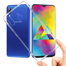 Laden Sie das Bild in den Galerie-Viewer, Amonke Transparent Kompatibel mit Samsung Galaxy M20 Hülle Silikon Durchsichtig Handyhülle TPU Dünn Stoßfest Fallschutz Bumper Slim Case Cover Schutzhülle für Samsung M20 6,3''