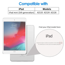 Laden Sie das Bild in den Galerie-Viewer, JETech Hülle für iPad Mini 5 (2019 Modell 5. Generation), Intelligent Schutzhülle mit Auto Schlafen/Wachen, Schwarz