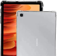 Laden Sie das Bild in den Galerie-Viewer, Ultra Klar Hülle für Samsung Galaxy Tab A7 10.4 Zoll 2020 SM-T500 T505 T507, Dünn Schlank Stoßfest Eckenschutz Flexible Silikon Gel Gummi Rückseit Schutzhülle Cover Skin - Transparentem