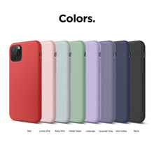 Laden Sie das Bild in den Galerie-Viewer, elago Liquid Silicone Case Kompatibel mit iPhone 11 Pro Hülle (5,8"), Silikon Handyhülle, Rundumschutz : 3-Layer Schutzhülle (Schwarz)
