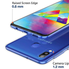Laden Sie das Bild in den Galerie-Viewer, Amonke Transparent Kompatibel mit Samsung Galaxy M20 Hülle Silikon Durchsichtig Handyhülle TPU Dünn Stoßfest Fallschutz Bumper Slim Case Cover Schutzhülle für Samsung M20 6,3''