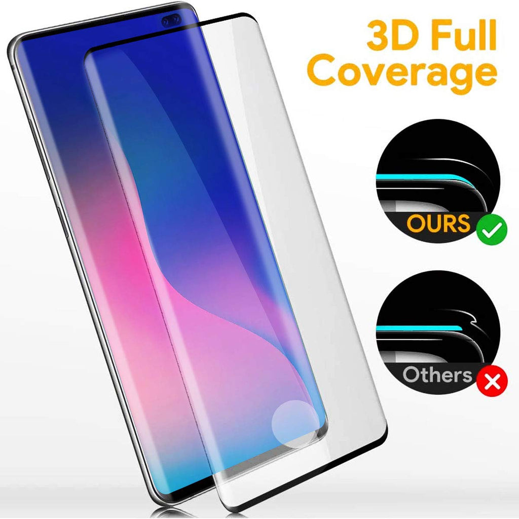 Panzerglas für Samsung Galaxy S10 Plus, HD Panzerglasfolie für Samsung S10 Plus, Volle Abdeckung, Anti-Scratch, Anti-Fingerabdruck, Fallfreundlich Displayschutzfolie