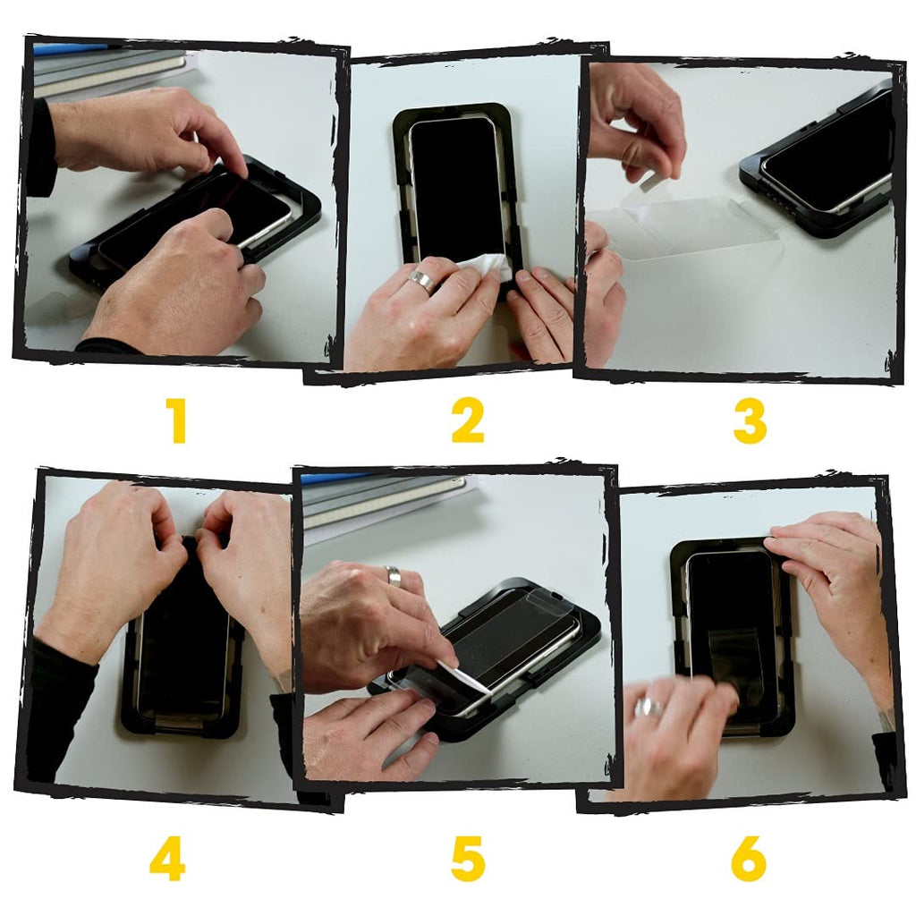 OtterBox Performance Plus Glass - antibakerieller Displayschutz aus gehärtetem Glas für Apple iPhone 12 / 12 Pro, transparent