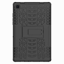 Laden Sie das Bild in den Galerie-Viewer, HoYiXi Tablette Hülle für Samsung Galaxy Tab A7 10.4 2020 Stoßfeste Doppelte Schutzhülle mit Ständer Anti-Drop Cover Case für Samsung Galaxy Tab A7 2020 T500/T505 - schwarz