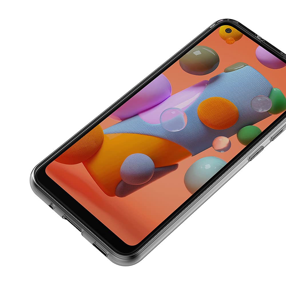AICEK Hülle Compatible für Samsung Galaxy A11 / M11 Transparent Silikon Schutzhülle für Samsung Galaxy A11 Case Clear Durchsichtige TPU Bumper Samsung Galaxy M11 Handyhülle (6,4 Zoll)