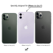 Laden Sie das Bild in den Galerie-Viewer, doupi Flip Case für iPhone 11 (6,1 Zoll), Deluxe Schutz Hülle mit Magnetischem Verschluss Cover Klapphülle Book Style Handyhülle Aufstellbar Ständer, schwarz