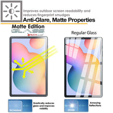 Laden Sie das Bild in den Galerie-Viewer, TECHGEAR Matt Panzerglas für Samsung Tab S6 Lite 10.4 Zoll, Matte Blendschutz Panzerglas Auflage, Gehärtetes Glas Displayschutzfolie kompatibel mit Samsung Galaxy Tab S6 Lite SM-P610 / P615