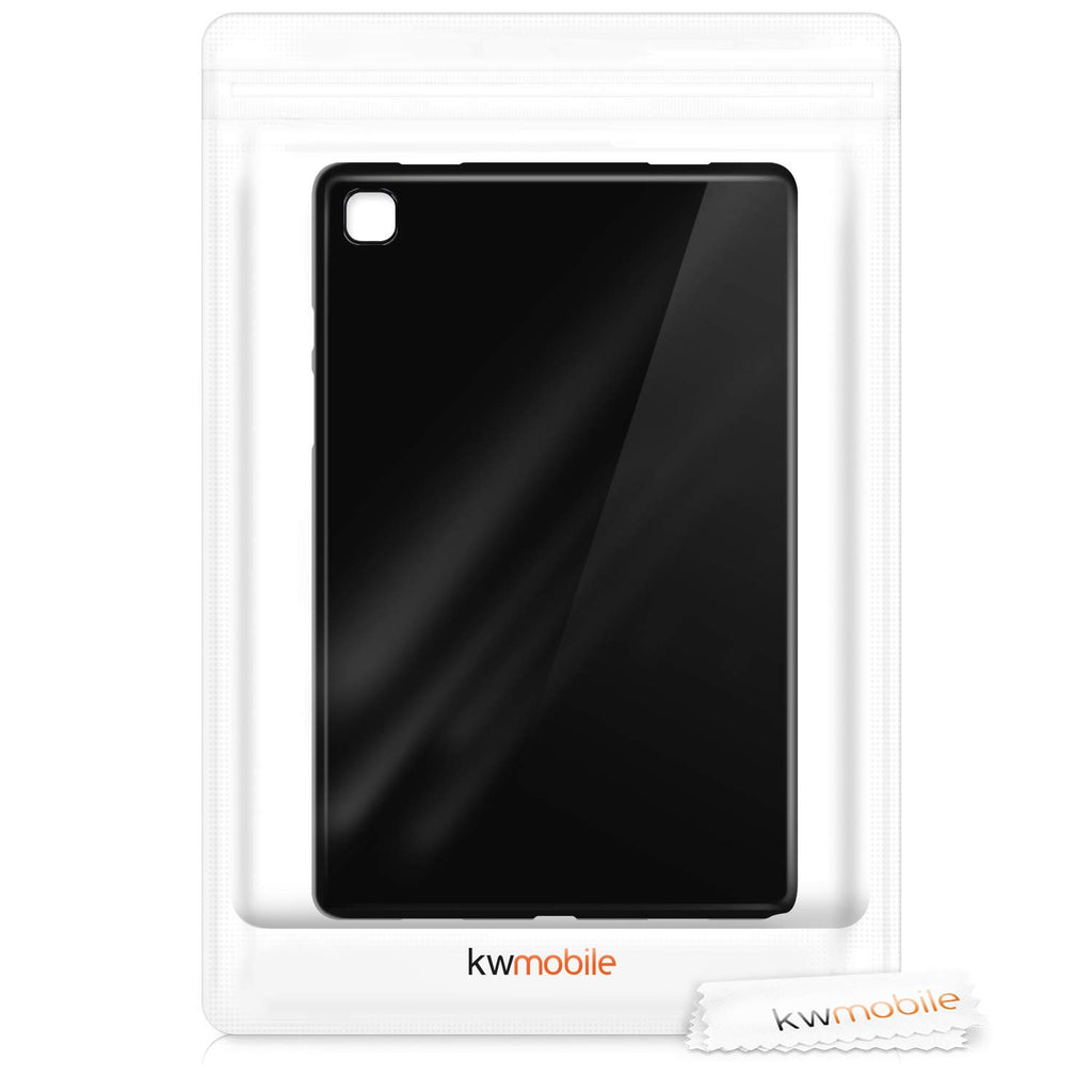kwmobile Hülle kompatibel mit Samsung Galaxy Tab A7 10.4 (2020) - Silikon Tablet Cover Case Schutzhülle Schwarz