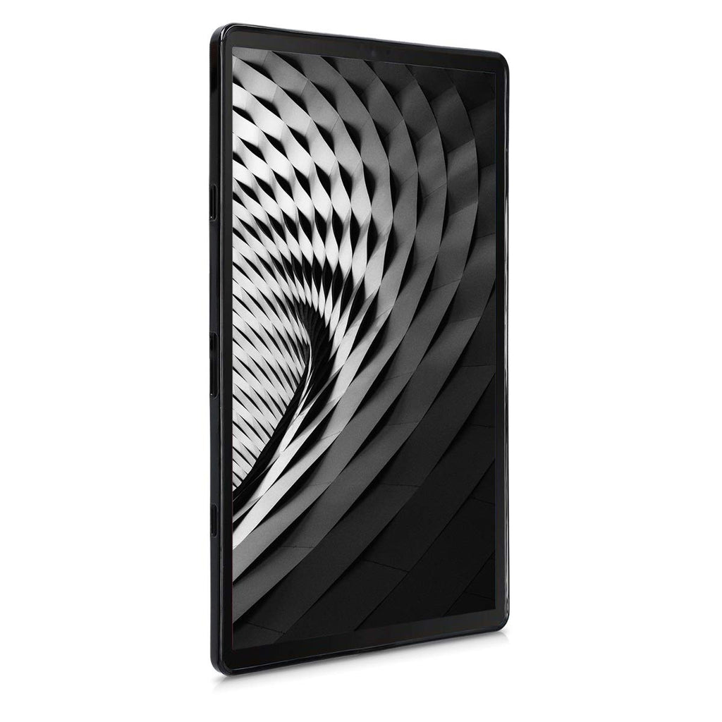kwmobile Hülle kompatibel mit Samsung Galaxy Tab S6 - Silikon Tablet Cover Case Schutzhülle Schwarz matt