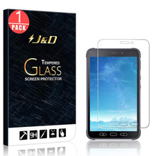 Laden Sie das Bild in den Galerie-Viewer, J&D Displayschutz Kompatibel für Samsung Galaxy Tab Active 3 Panzerglas Schutzfolie, 1 Pack Vorgespanntes Glas Nicht Ganze Displayschutzfolie Deckung Glas für Galaxy Tab Active 3