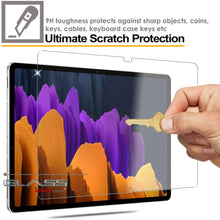 Laden Sie das Bild in den Galerie-Viewer, TECHGEAR Galaxy Tab S7 Plus (12.4 Zoll) panzerglas (SM-T970, SM-T975, SM-T976), Displayschutzfolie aus gehärtetem Glas, Härtegrad 9H, kompatibel met Samsung Galaxy Tab S7 (S7 Plus)