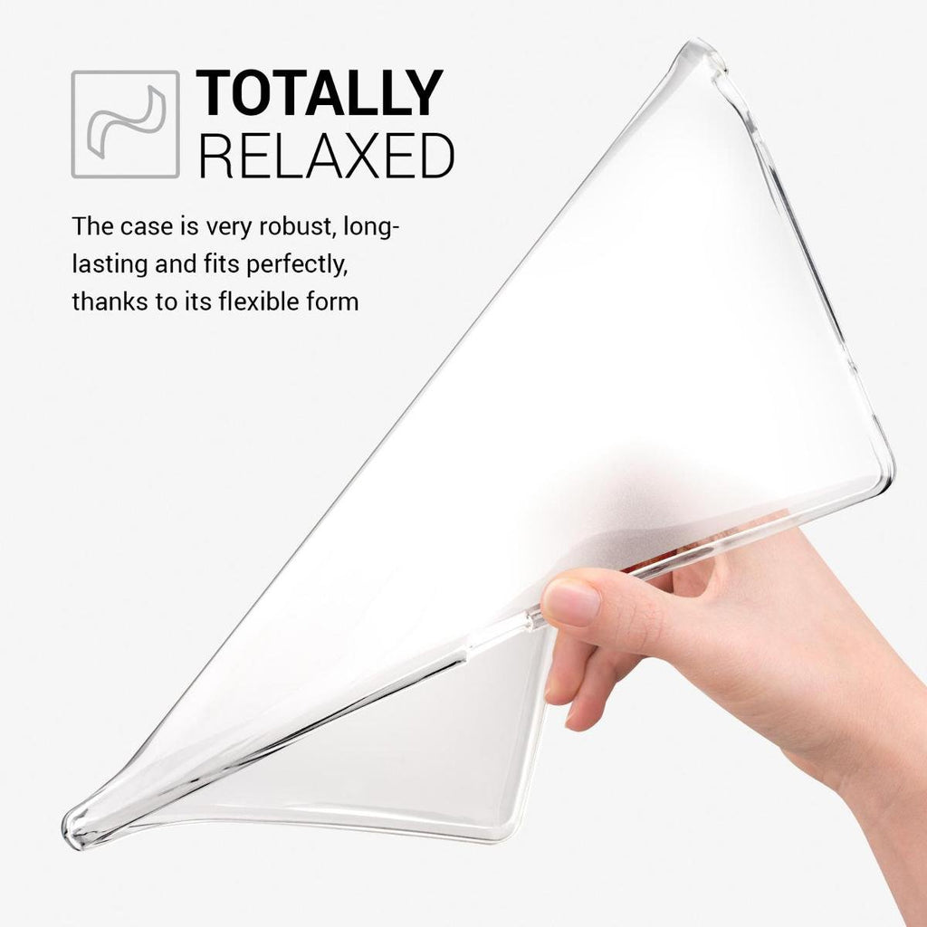kwmobile Hülle kompatibel mit Apple iPad 9.7 (2017/2018) - Silikon Tablet Cover Case Schutzhülle Transparent
