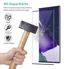 Laden Sie das Bild in den Galerie-Viewer, Carantee Panzerglas Schutzfolie für Samsung Galaxy Note 20 Ultra, 3D Vollständige Abdeckung 9H Panzerglasfolie, Anti-Bläschen, Kratzfeste HD Displayschutzfolie für Samsung Note 20 Ultra