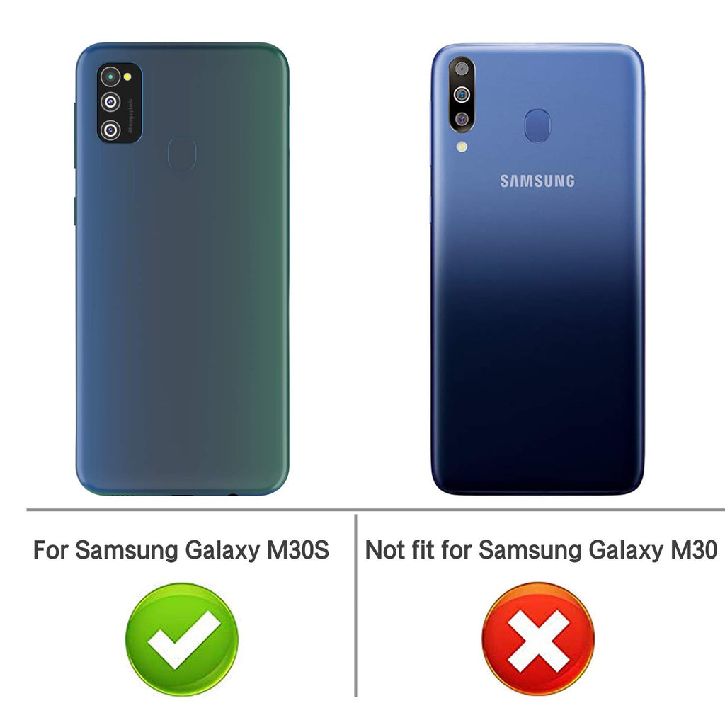 iBetter für Samsung Galaxy M30s Hülle, für Samsung Galaxy M21 Hülle, Soft TPU Ultra Thin Cover Handyhülle Stoßfest [Anti-Scratch] [Slim-Fit] Shock Absorption Hülle passt für Samsung Galaxy M30s,klar