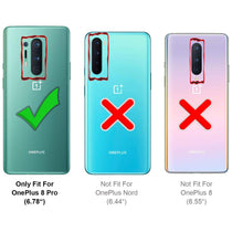 Laden Sie das Bild in den Galerie-Viewer, Verco OnePlus 8 Pro Hülle, Handyhülle für OnePlus 8 Pro Tasche PU Leder Flip Case Brieftasche, Schwarz