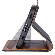 Laden Sie das Bild in den Galerie-Viewer, Case Collection Hochwertige Leder hülle für OnePlus Nord N10 5G Hülle (6,49") mit Kreditkarten, Geldfächern und Standfunktion für OnePlus Nord N10 5G Hülle
