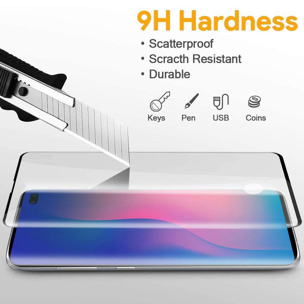 Panzerglas für Samsung Galaxy S10 Plus, HD Panzerglasfolie für Samsung S10 Plus, Volle Abdeckung, Anti-Scratch, Anti-Fingerabdruck, Fallfreundlich Displayschutzfolie