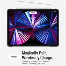 Laden Sie das Bild in den Galerie-Viewer, Dadanism Transparent Hülle für iPad Pro 11" 2021 (3. Generation), Schlank Stoßfest Schutzhülle mit Weich Rundum Schützend TPU Kante und Verdikte Ecken für iPad Pro 11 2021, Schwarz