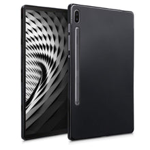Laden Sie das Bild in den Galerie-Viewer, kwmobile Hülle kompatibel mit Samsung Galaxy Tab S6 - Silikon Tablet Cover Case Schutzhülle Schwarz matt