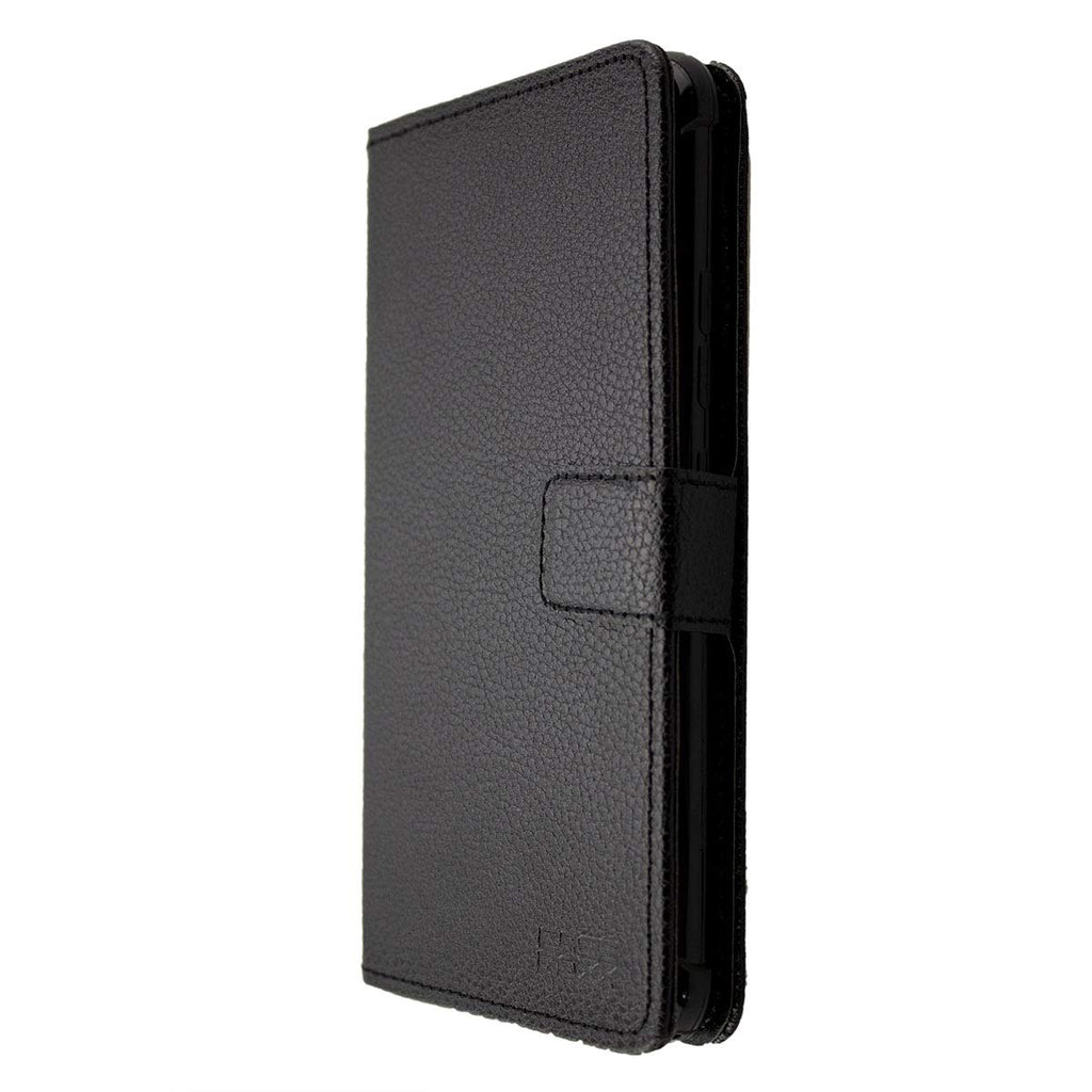 caseroxx Handy Hülle Tasche kompatibel mit Gigaset GS190 Bookstyle-Case Wallet Case in schwarz