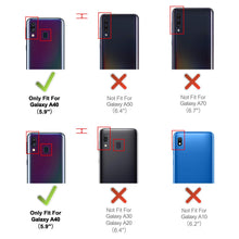 Laden Sie das Bild in den Galerie-Viewer, HOOMIL Handyhülle für Samsung Galaxy A40 Hülle, Premium Leder Flip Schutzhülle für Samsung Galaxy A40 Tasche, Schwarz