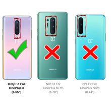 Laden Sie das Bild in den Galerie-Viewer, Verco OnePlus 8 Hülle, Handyhülle für OnePlus 8 Tasche PU Leder Flip Case Brieftasche, Schwarz