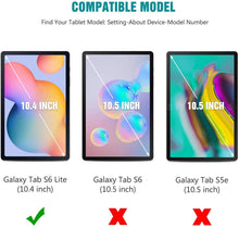 Laden Sie das Bild in den Galerie-Viewer, NUPO Panzerglasfolie für Samsung Galaxy Tab S6 Lite 10.4 2020, 9H Härte Panzerglas Folie, Panzerfolie, 2.5D Tempered Glas Schutzglas, Hartglas Schutzfolie für Galaxy Tab S6 Lite 10.4 SM-P610/P615