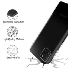 Laden Sie das Bild in den Galerie-Viewer, NEW'C Kompatibel mit Samsung Galaxy Note 10 Lite Hülle, Ultra transparent Silikon Gel TPU Soft Cover Case SchutzKratzfeste mit Schock Absorption und Anti Scratch