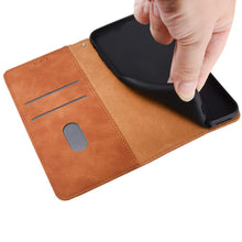 Laden Sie das Bild in den Galerie-Viewer, GOGME Leder Hülle für Oppo Reno 4 5G(Reno4 5G) Hülle, Premium PU/TPU Leder Folio Hülle Schutzhülle Handyhülle, Flip Case Klapphülle Lederhülle mit Standfunktion & Kartensteckplätzen, Schwarz