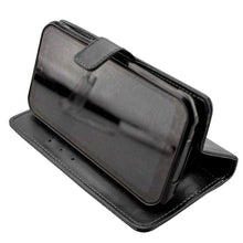 Laden Sie das Bild in den Galerie-Viewer, caseroxx Handy Hülle Tasche kompatibel mit Gigaset GX290 / GX290 Plus Bookstyle-Case Wallet Case in schwarz