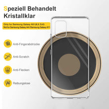 Laden Sie das Bild in den Galerie-Viewer, wsky Crystal Clear Hülle Kompatibel mit Samsung Galaxy A51, HD Transparent Anti-Gelb & Soft Silikon Hybrid Handyhülle, Kratzfest Durchsichtige Schutzhülle für Samsung A51