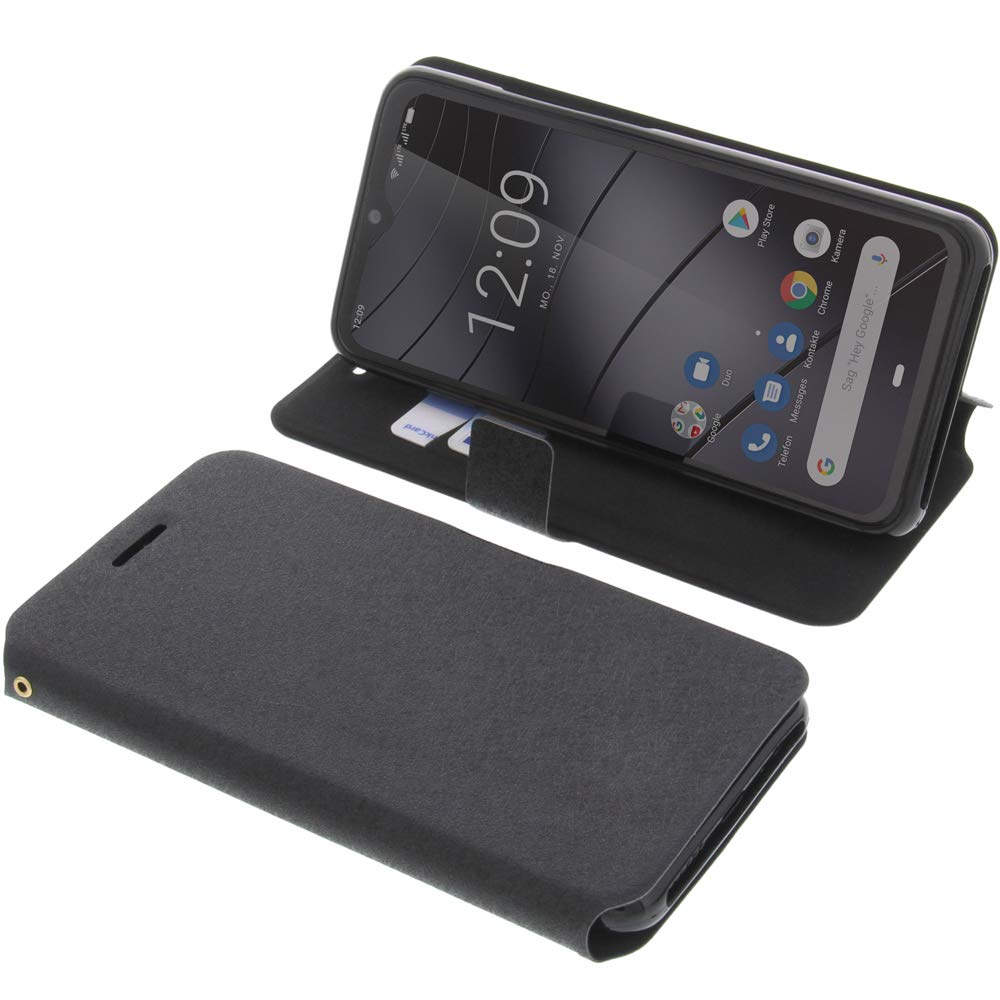 foto-kontor Tasche für Gigaset GS290 Book Style schwarz Schutz Hülle Buch