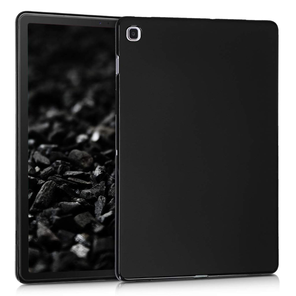 kwmobile Hülle kompatibel mit Samsung Galaxy Tab S5e - Silikon Tablet Cover Case Schutzhülle Schwarz matt