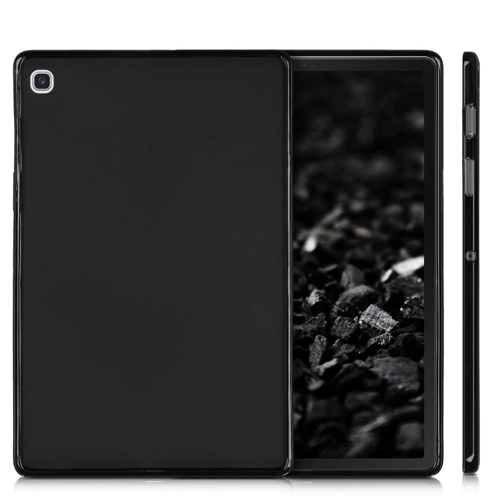 kwmobile Hülle kompatibel mit Samsung Galaxy Tab S5e - Silikon Tablet Cover Case Schutzhülle Schwarz matt