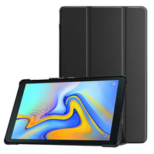 Laden Sie das Bild in den Galerie-Viewer, Fintie Hülle für Samsung Galaxy Tab A 10.5 2018 - Ultra Schlank Superleicht Schutzhülle mit Auto Schlaf/Wach Funktion für Galaxy Tab A 10.5 Zoll SM-T590/T595 Tablet-PC, Schwarz