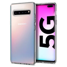 Laden Sie das Bild in den Galerie-Viewer, Spigen Liquid Crystal Hülle Kompatibel mit Samsung Galaxy S10 5G -Crystal Clear