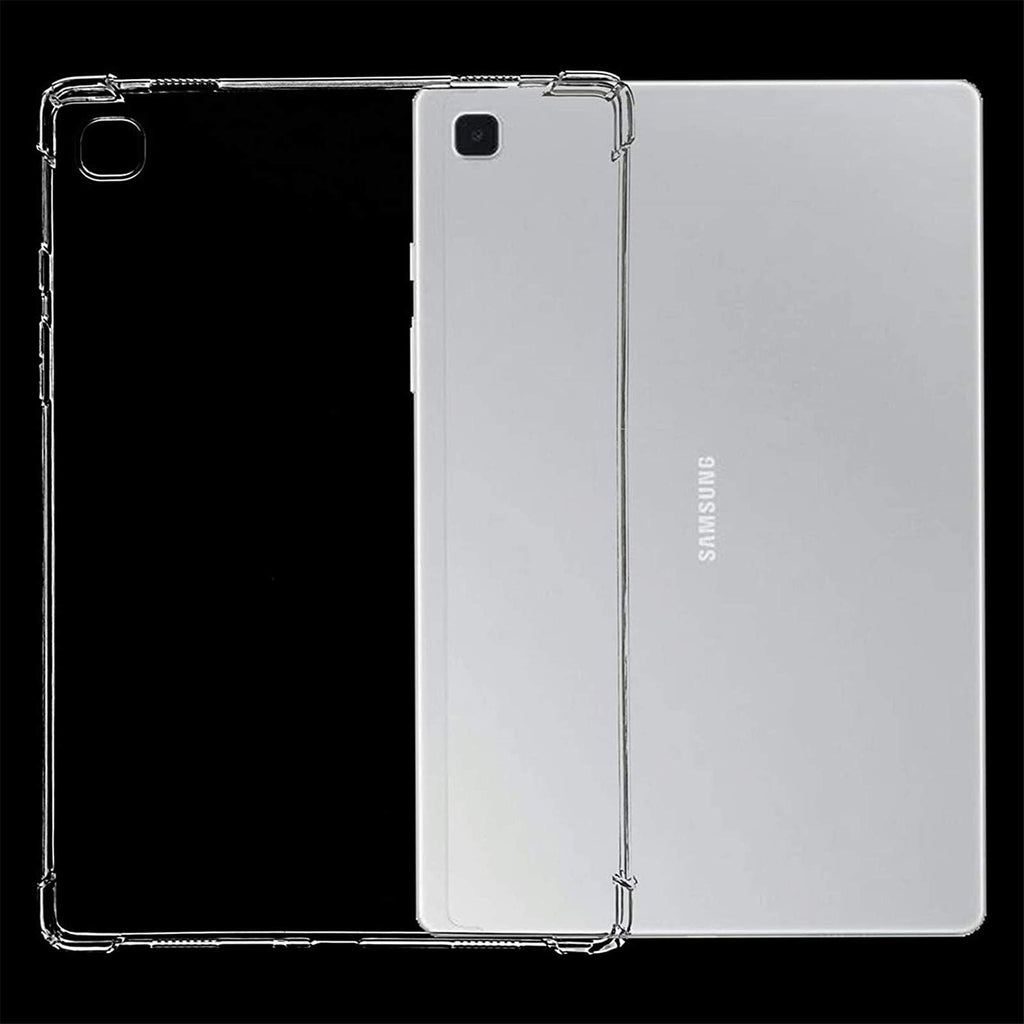 Ultra Klar Hülle für Samsung Galaxy Tab A7 10.4 Zoll 2020 SM-T500 T505 T507, Dünn Schlank Stoßfest Eckenschutz Flexible Silikon Gel Gummi Rückseit Schutzhülle Cover Skin - Transparentem