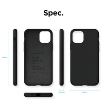 Laden Sie das Bild in den Galerie-Viewer, elago Liquid Silicone Case Kompatibel mit iPhone 11 Pro Max Hülle (6,5"), Silikon Handyhülle, Rundumschutz : 3-Layer Schutzhülle (Schwarz)