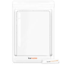 Laden Sie das Bild in den Galerie-Viewer, kwmobile Hülle kompatibel mit Samsung Galaxy Tab S7 Plus - Silikon Tablet Cover Case Schutzhülle Transparent