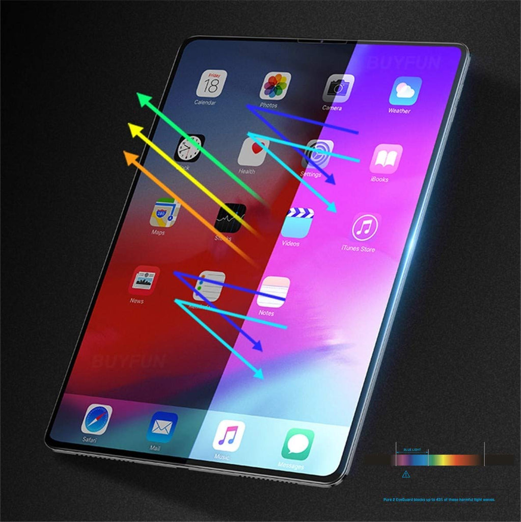 Onyx™ Premium Anti Blaulicht Panzerfolie Schutzfolie für Apple iPad Pro 11 - Anti Blue Rays Tempered Glass Protector