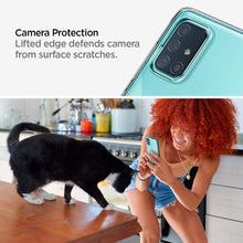 Laden Sie das Bild in den Galerie-Viewer, Spigen Liquid Crystal Hülle Kompatibel mit Samsung Galaxy A71 -Crystal Clear
