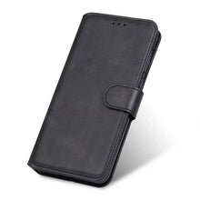 Laden Sie das Bild in den Galerie-Viewer, LINER Hülle für Oppo A74 5G / Oppo A54 5G, Handyhülle mit Kartenfächer Premium PU Leder Flip Case Magnetverschluss Standfunktion Stoßfest Schutzhülle für Oppo A74 5G / Oppo A54 5G - Schwarz