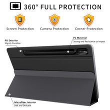 Laden Sie das Bild in den Galerie-Viewer, Ztotops Hülle für Samsung Galaxy Tab S6 10.5, Ultra dünn Smart Magnetische Abdeckung, Mit S Pen Halter und Auto Schlaf/Wach Funktion, für Samsung Galaxy Tab S6 10.5 Zoll 2019 (SM-T860/T865), Schwarz
