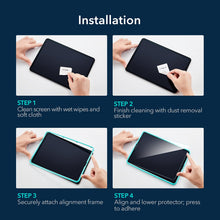 Laden Sie das Bild in den Galerie-Viewer, ESR Display schutzfolie kompatibel mit iPad Pro 11 2021/2020/2018 und iPad Air 4 2020, mit kratzresistenter HD Klarheit, Panzerglas mit Montagerahmen